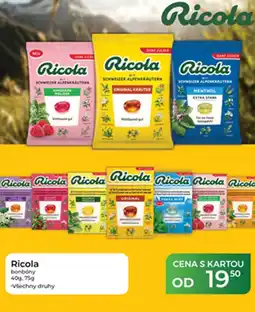 Tamda Foods Ricola bonbóny nabídka