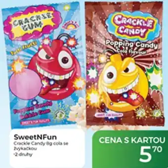SweetNFun Crackle Candy Bg cola se žvýkačkou