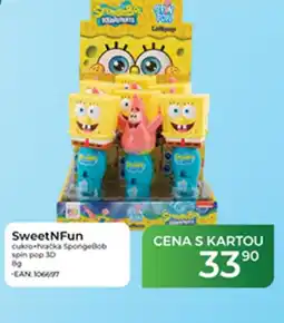 Tamda Foods SweetNFun cukro hračka SpongeBob spin pop nabídka