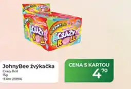 Tamda Foods JohnyBee žvýkačka Crazy Roll nabídka