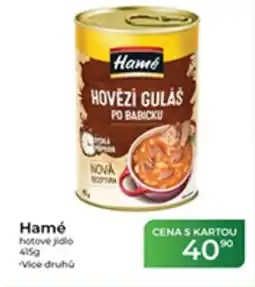 Tamda Foods Hamé hotové jídlo nabídka