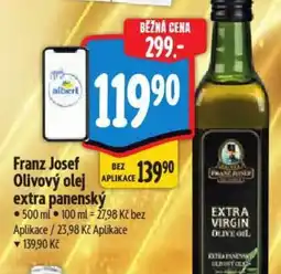 Albert Franz Josef Olivový olej extra panenský nabídka