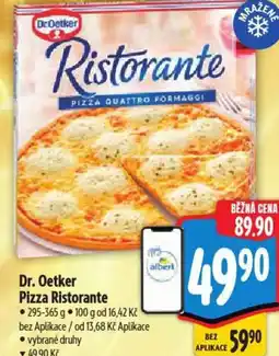 Albert Dr. Oetker Pizza Ristorante nabídka