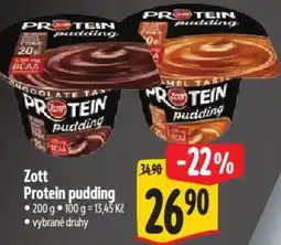 Albert Zott Protein pudding nabídka