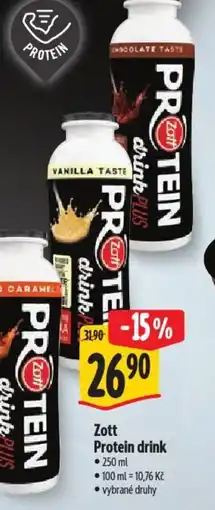 Albert Zott Protein drink nabídka