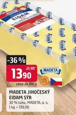 Trefa MADETA JIHOČESKÝ EIDAM SÝR 30% tuku nabídka