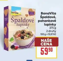 Billa Bona Vita Špaldové, pohankové lupínky nabídka