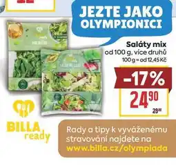 Billa Saláty mix od nabídka