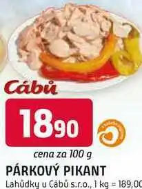 Trefa PÁRKOVÝ PIKANT nabídka