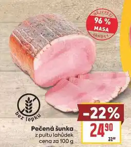 Billa Pečená šunka z pultu lahůdek cena za nabídka