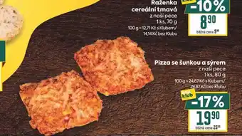 Billa Pizza se šunkou a sýrem z naší pece 1ks nabídka