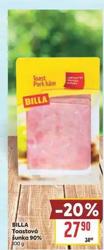 Billa BILLA Toastová šunka 90% nabídka