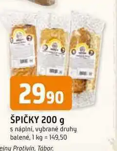 Trefa ŠPIČKY 200 g s náplní nabídka