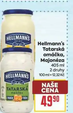 Billa Hellmann's Tatarská omáčka, Majonéza nabídka