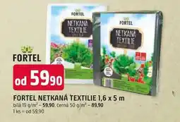 Trefa FORTEL NETKANÁ TEXTILIE 1,6 x 5 m bila 19 g/m² nabídka