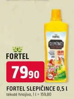 Trefa FORTEL SLEPIČINCE 0,5 L tekuté hnojivo nabídka