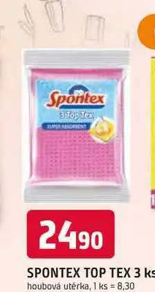 Trefa SPONTEX TOP TEX 3 ks houbová utěrka nabídka