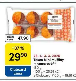 Tesco Tesco Mini muffiny mramorové nabídka