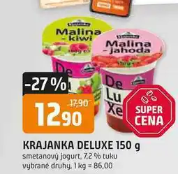 Trefa KRAJANKA DELUXE 150 g smetanový jogurt, 7,2 % tuku nabídka