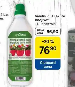 Tesco Sandis Plus Tekuté hnojivo nabídka