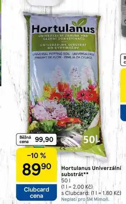 Tesco Hortulanus Univerzální substrát nabídka