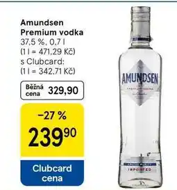 Tesco Amundsen Premium vodka nabídka