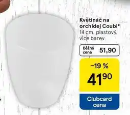 Tesco Květináč na orchidej Coubi 14 cm nabídka