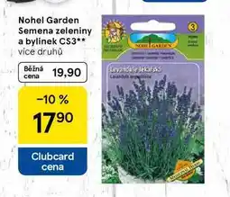 Tesco Nohel Garden Semena zeleniny a bylinek CS3 nabídka