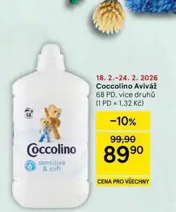 Tesco Coccolino Aviváž, 68 dávek nabídka