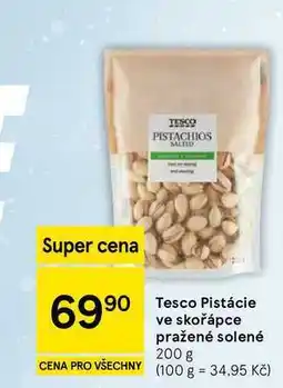 Tesco Tesco Pistácie ve skořápce pražené solené nabídka
