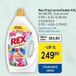 Tesco Rex Prací prostředek XXL, 54-66 dávek nabídka