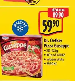 Albert Dr. Oetker Pizza Guseppe nabídka