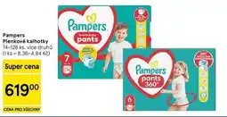 Tesco Pampers Plenkové kalhotky, 74-128 ks nabídka