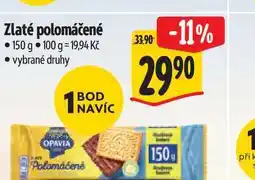 Albert Opavia Zlaté Polomáčené sušenky 150g, vybrané druhy nabídka