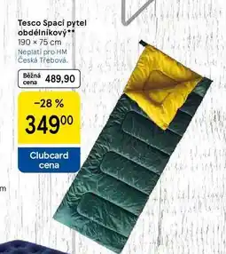 Tesco Tesco Spací pytel obdélníkový nabídka