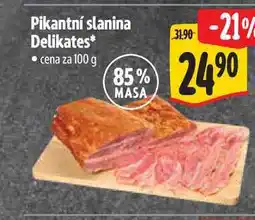 Albert Pikantní slanina Delikates nabídka