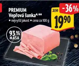 Albert PREMIUM Vepřová šunka nabídka