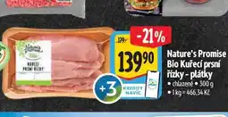 Albert t Nature's Promise Bio Kuřecí prsní řízky - plátky nabídka