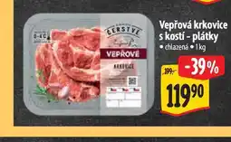 Albert Vepřová krkovice s kostí - plátky nabídka
