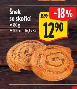 Albert Šnek se skořicí nabídka