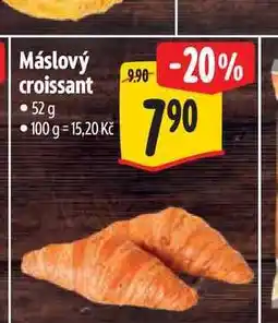 Albert Máslový croissant nabídka