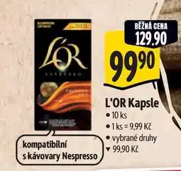 Albert L'OR Kapsle 10 ks nabídka