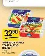Flop SANDWICH PLÁTKY TOAST PLÁTKY BLANIK nabídka