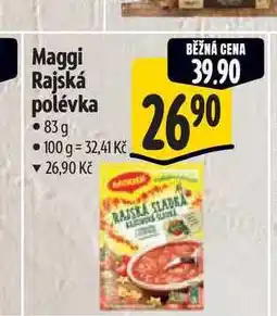 Albert Maggi Rajská polévka nabídka
