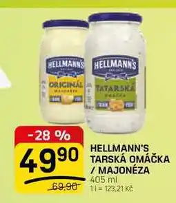 Flop Hellmann's original tatarska, majonéza nabídka