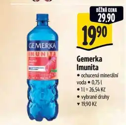Albert Gemerka Imunita ochucená minerální voda nabídka