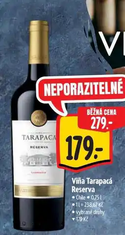 Albert Viña Tarapacá Reserva nabídka