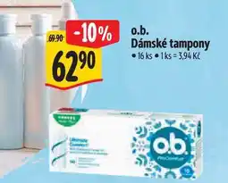 Albert o.b. Dámské tampony 16 ks nabídka