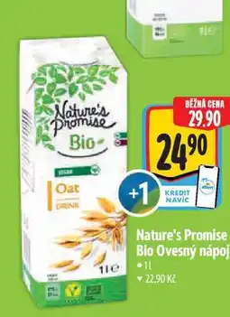 Albert Nature's Promise Bio Ovesný nápoj nabídka
