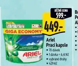 Albert Ariel Prací kapsle 70 dávek nabídka
